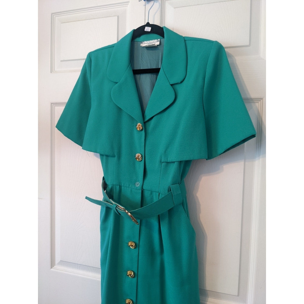 Vintage Jeremy Scott Petite Belted Dress - Picture 3 of 15